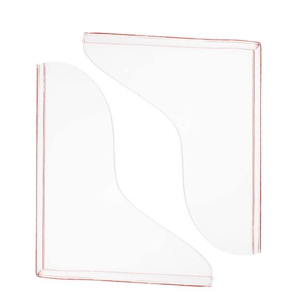 1 Pair Bathroom Shower Splash Guards for Bathtub, Water Protecting Corner Guards
