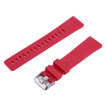 Silikonebånd til Fitbit Versa / Versa 2 (Rød)