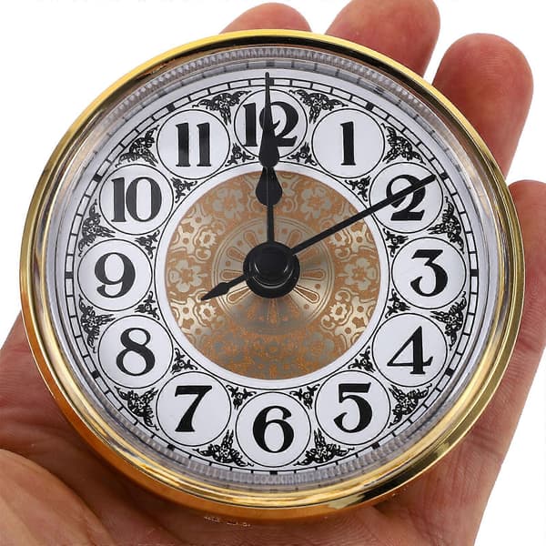 Replacement Clock Insert Miniature Dial Clock Kit Mini Clock Insert Home Delivery[LD] 7X2.7CM 7X2.7CM