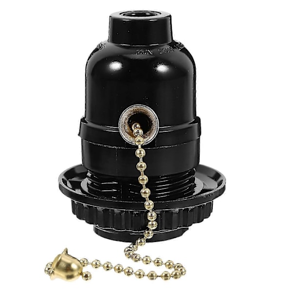Zipper Light Fixture Pull Chain Switch Lamp Holder Ceiling Lamp Socket Accessories