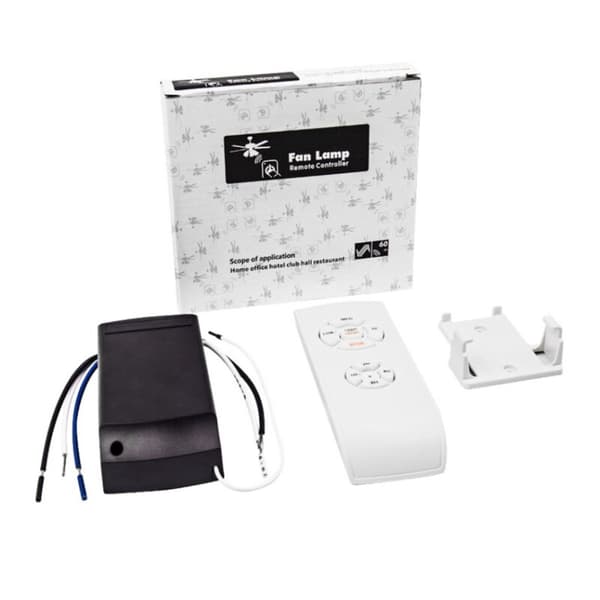 Smart Wireless Ceiling Fan Lamp with Remote Control Receiver, Battery-Free Ceiling Fan Remote Control