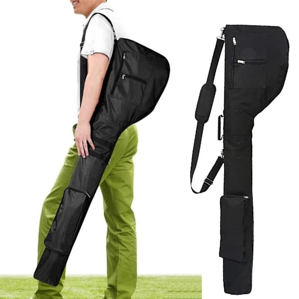 Bærbar golfbag med stor kapasitet, sammenleggbar