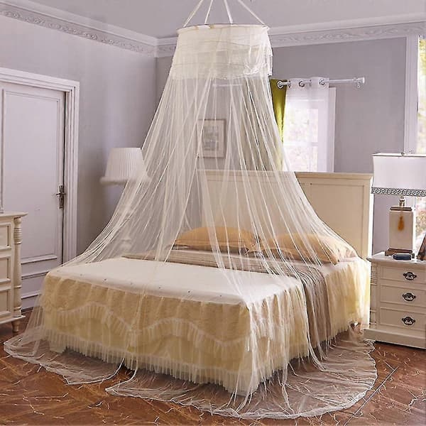 Net for Bed, Size Bed Canopy Hanging Mosquito Net, Round Arch Sheer Bed C