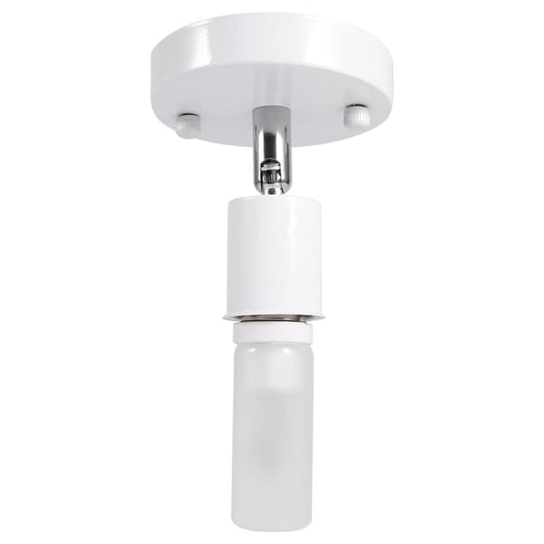 E27 Modern Vintage Ceiling Lamp Wall Lamp Lamp Holder Single Socket Rotatable 180° White
