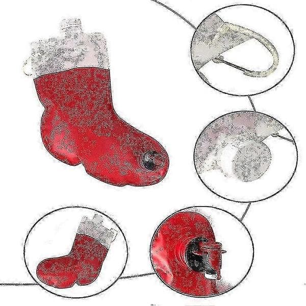Christmas Stocking Wine Bag, Beverage Container for Christmas Party