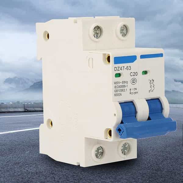 DZ47-63 2 P Mini effektbryter 400VAC (20A)
