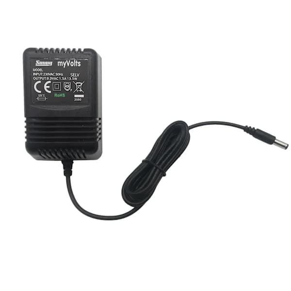 9V myVolts erstatningsstrømadapter kompatibel med Digitech Whammy 4 effektpedal