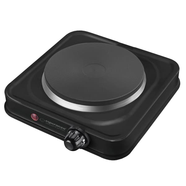 Esperanza - Keittolevy 5 lämpötilatasolla - 1000W black