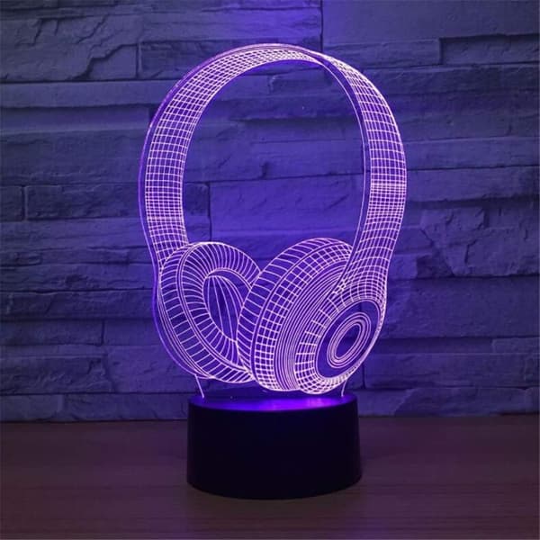 3D Optisk Illusion Natlampe Børnelampe til Sengen