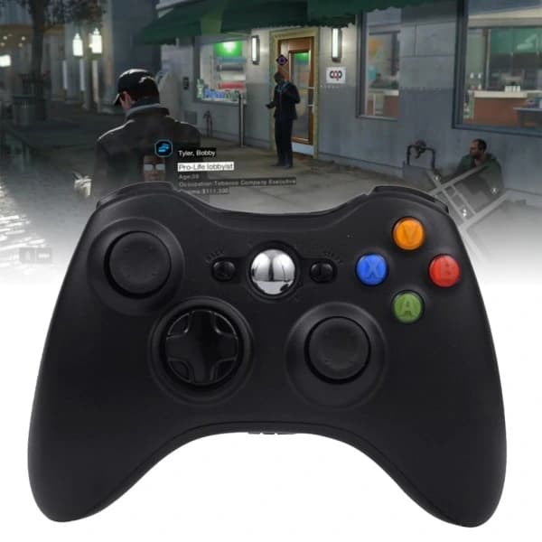 USB Wired Game Controller for Xbox 360 Controller, Game Console Gamepad, Joystick, Remote Control, Replacement, White