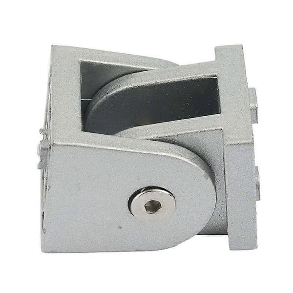 4040 Flexible Hinge Pivot Joint Aluminum Fitting Right Angle Connector for Aluminum Profile