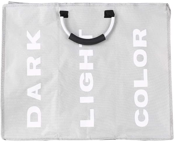 Laundry basket, foldable laundry bag, stylish clothes storage bag, laundry bag with aluminum handle