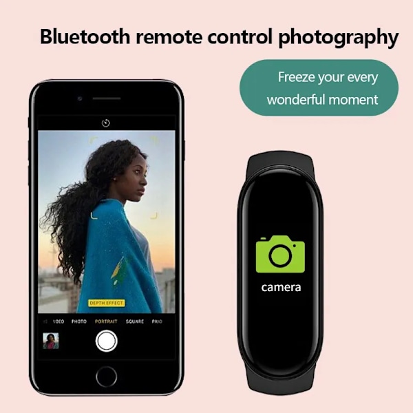 Sport Smartwatch Blodsyremätning Pulsmätare Helskärm Sport Lång Batteritid Smartband för Apple och Android Black