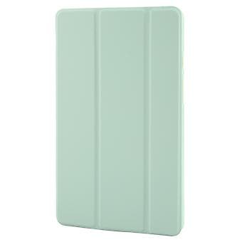 Trefaldigt Läderfodral för Samsung Galaxy Tab A9 (Grön)