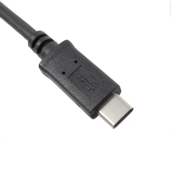 Til iPhone 15-serien 30 cm Type-C til USB 3.0 Han 3A Ladekabel 5 Gbps Datasykroniseringsledning