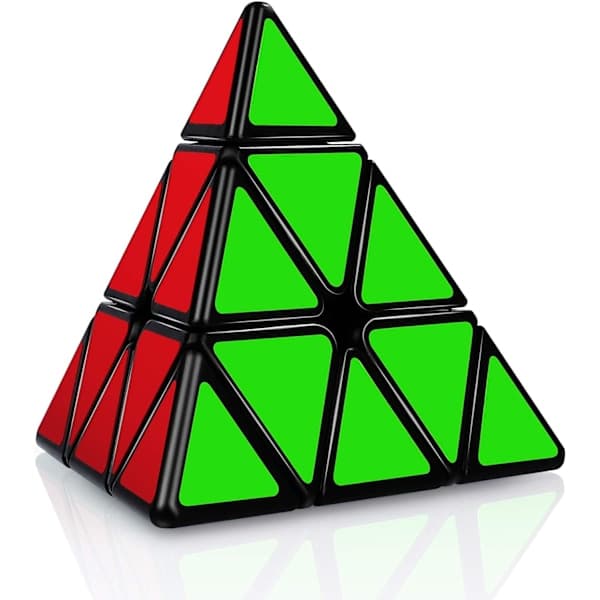 Pyraminx Speed Puzzle Cube 3x3, Kolmion muotoinen Pyramid Magic Cube Mag