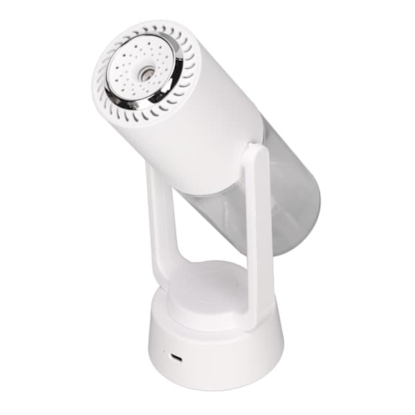 Mini Humidifier Negative Ions Purification Function 40mL/H Spray Volume Automatic Rotation Quiet USB Humidifier for Vehicles