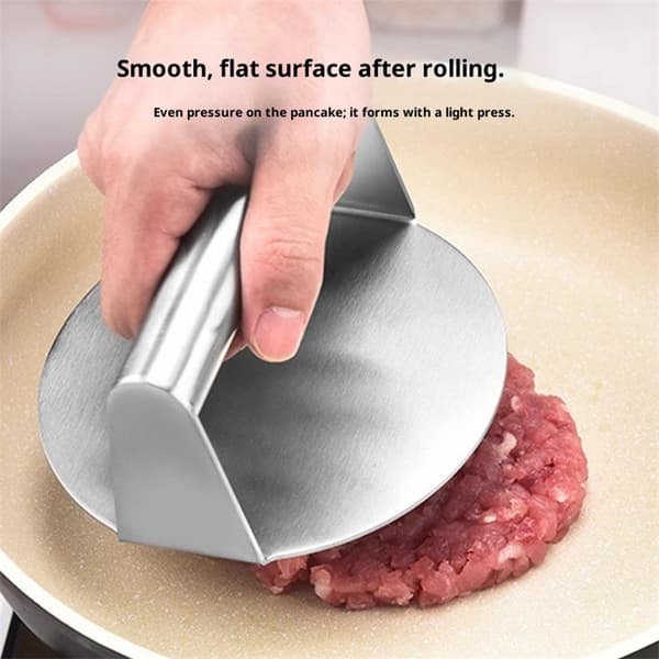 5.5) Burger Smasher | for stekepanne grillpanne stekepanne | Vektøkning flat presser Smashburger Maker