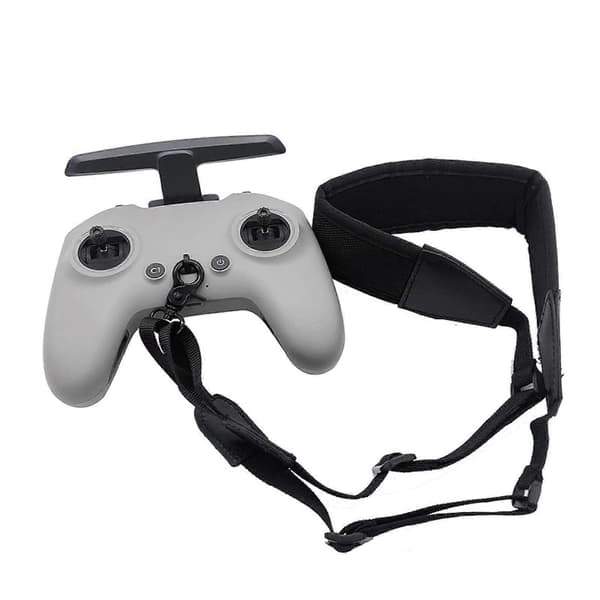 Justerbart svart nylonhalsbånd for DJI FPV Combo Drone Controller