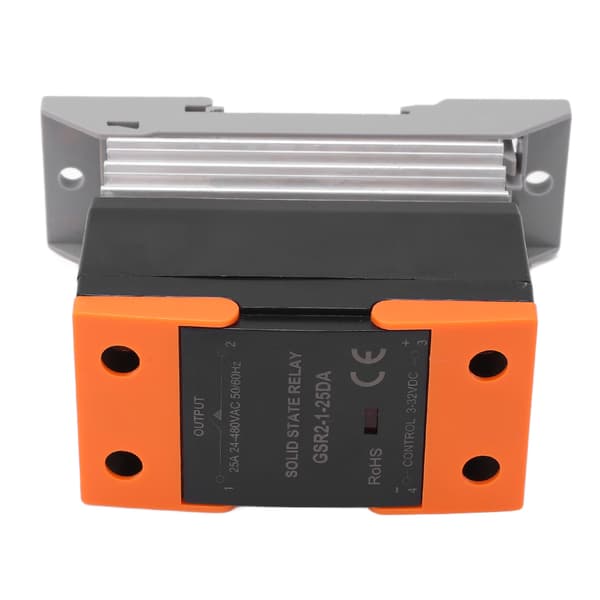 Solid State Relæ SSR Indgang DC 3-32V til Udgang AC 24-480V med Køleplade til Hjemmet