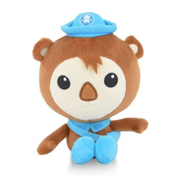 Setti, jossa 8 Octonauts-pehmolelua Kapteeni Barnacle Kwazii Peso, SD