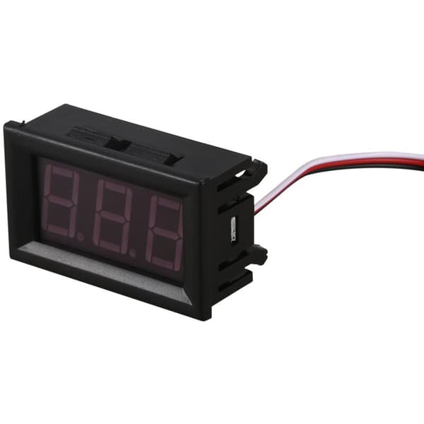 Mini Volttimittari Testeri Digitaalinen Akun Jännite DC 0-30V Punainen Auto