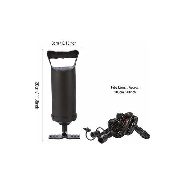 Manuell luftpump dubbelverkande pump stor volym