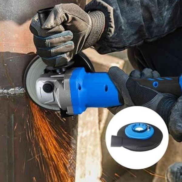 230 mm Angle Grinder Dust Shroud - Compatible with Concrete Grinders, Dust Collection Kit for Professional Use