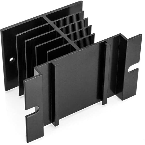 Ny aluminiumkøleplade køling solid state relæ SSR køler til SSR-10A, 25A, 40A Longziming