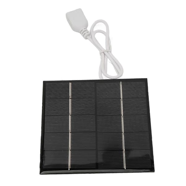 Mini USB Bærbar Letvægts Polykrystallinsk Silicium Lille Solpanel 5V 1.2W til Mobiltelefon