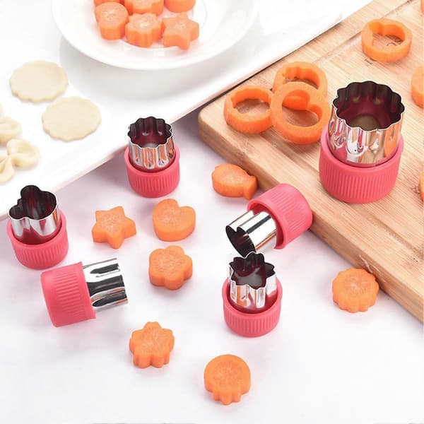12-piece Kitchen Tool Set - Cutters Compatible with Cookies, Vegetables, Fruits, DIY Cutting