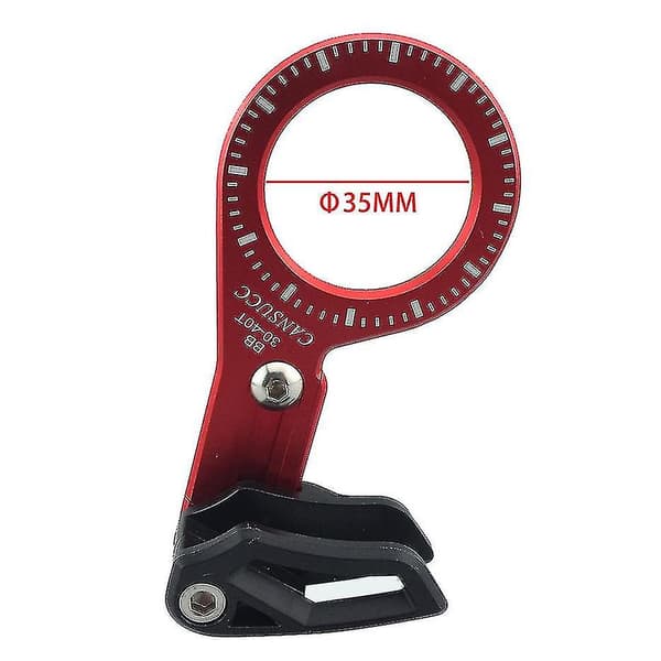 Cansucc Bicycle Chain Guide Aluminum Alloy Mount Chain For 30-40t Red