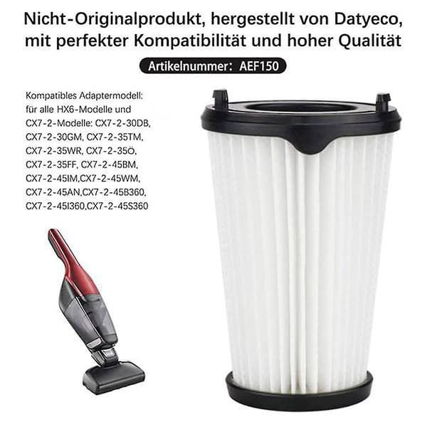6 stk. Cx7-filter kompatibelt med Electrolux Zb3301 Aeg Hepa-filter Cx7-2-filter
