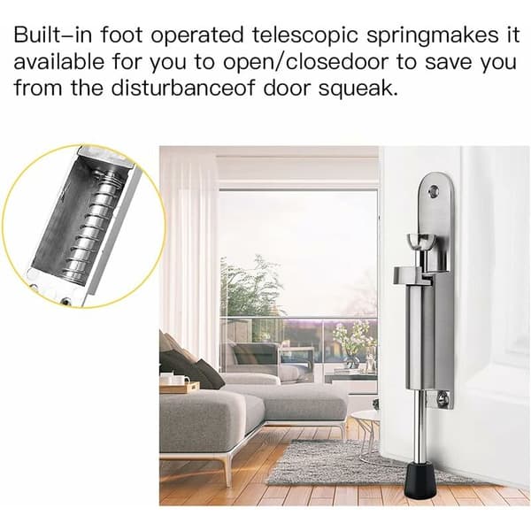 Dørstopper, fjederdørstopper, metaldørstopper, dørstopper