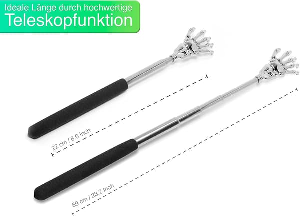 Comfortable Back Scratcher with Extendable Design for Optimal Reach, Bear Claw Shaped Hand Scratcher for Back and Head, Multifunctional Back Scratcher-FY-