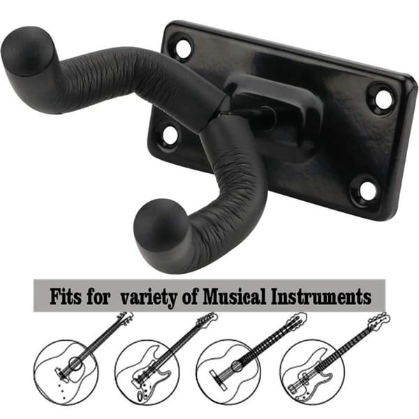 Wall Hooks Guitar Wall Mount 3-pack Metal Guitars