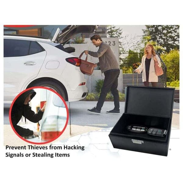 Extra Large Faraday Box for Car Keys RFID Anti-Theft Box for Car Security Key Storage Box.