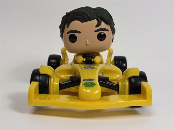 Ayrton Senna ja Lotus-auto Formula 1 Pop Rides 314 9cm 9cm