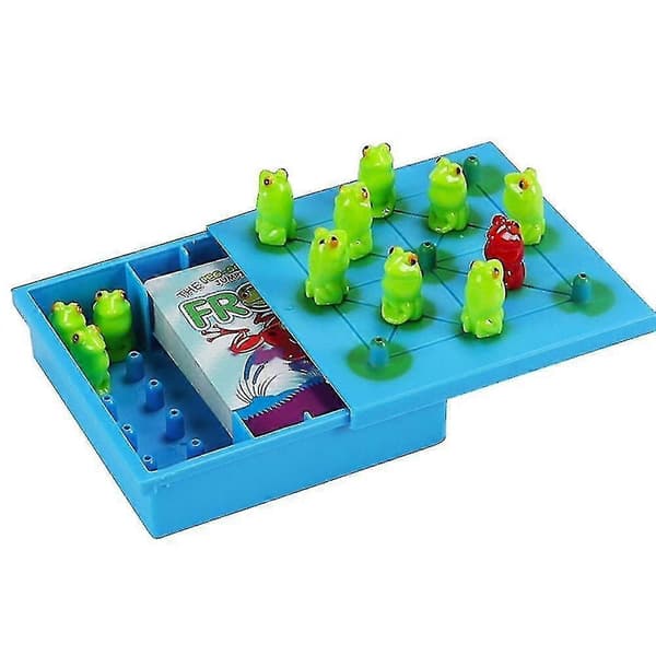 Frog Checkers Fun Game Chess Kids Desktop Puzzle Checkers Toy
