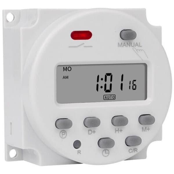 1 stk cn101a LCD Tidsafbryder 12V 110V 220V Tidsrelæ Gadebelysning Displaypanel Strømtimer (220V)