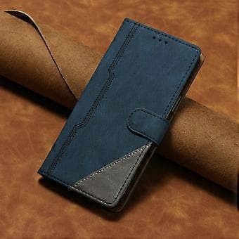 Compatible with Motorola Moto G32 Wallet Case PU Leather Card Case with Practical Stand Function - Blue Blue