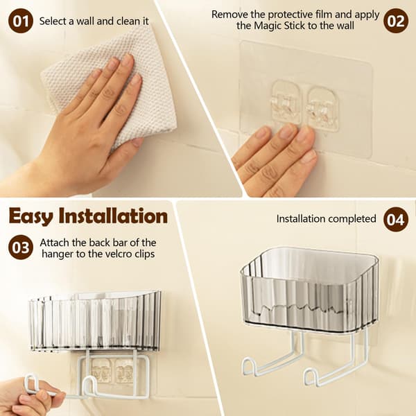 Wall Mounted Headband Holder Hair Accessories Storage Box