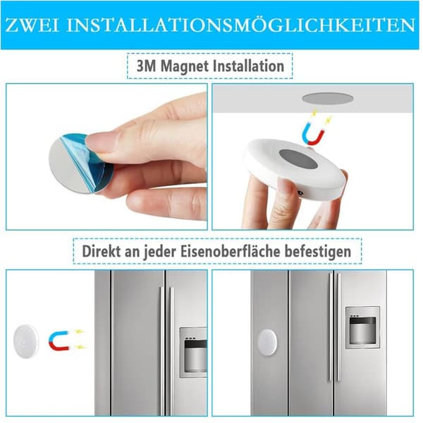 Night light with motion sensor, LED light with motion sensor, LED stair lighting for hallway, kitchen and wardrobe white