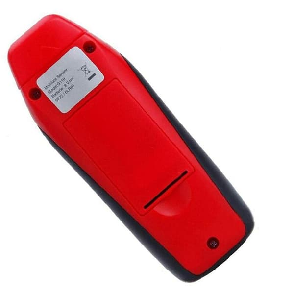 Wood Moisture Meter, 9V DC Portable Mini Digital Tester DC Detector with Large Measuring Range (without battery)