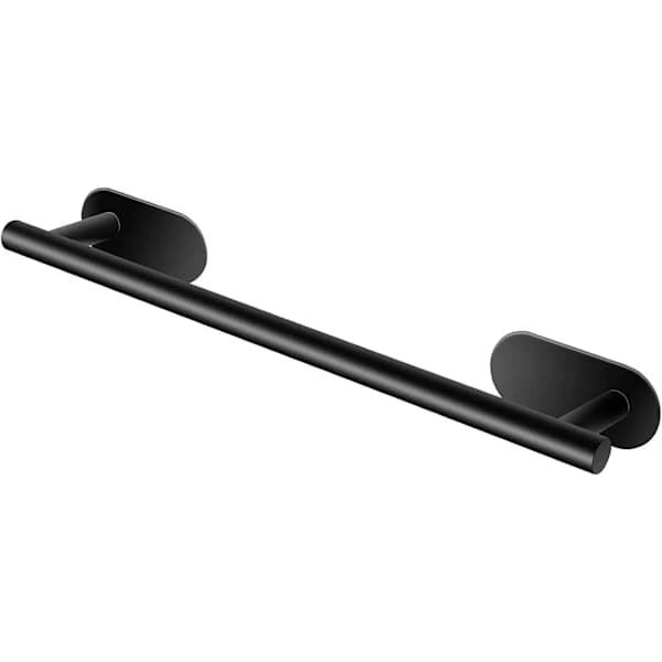 Wall Mounted Towel Rail, 40cm Self-Adhesive Towel Rack, Suction Cup, A
