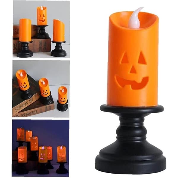Halloween Lys Græskar Form LED Lys Hjemmekontor Lampe Dekoration