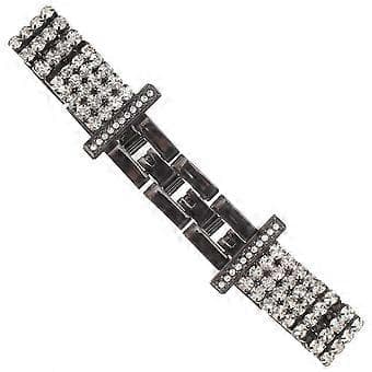 Durable Watch Strap Fine Bracelet Replaceable Watch Band Compatible for Samsung Galaxy Watch 3 (Black)