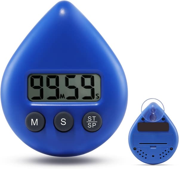 Digital køkkentimer-nedtællingstæller-magnetisk nedtællingstimer med stort display-madlavningstimer til bagning, køkken, studie (blå) blå Blue