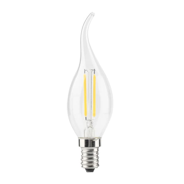 E14 2W LED Bulb Light Shape Flame Shape Warm White Light AC 220V (2W)