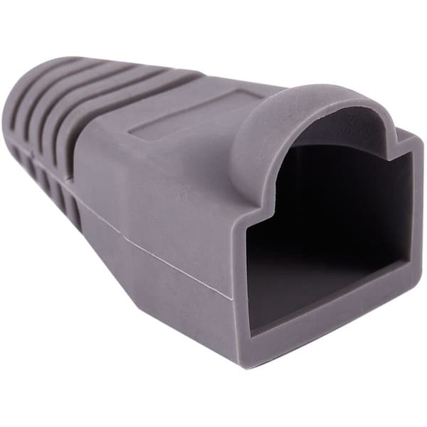 Ethernet RJ45-kontaktdeksel grå gummibeskyttelse 50 stk